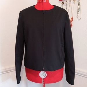 Liz Claiborne Zip Black Blazer XL